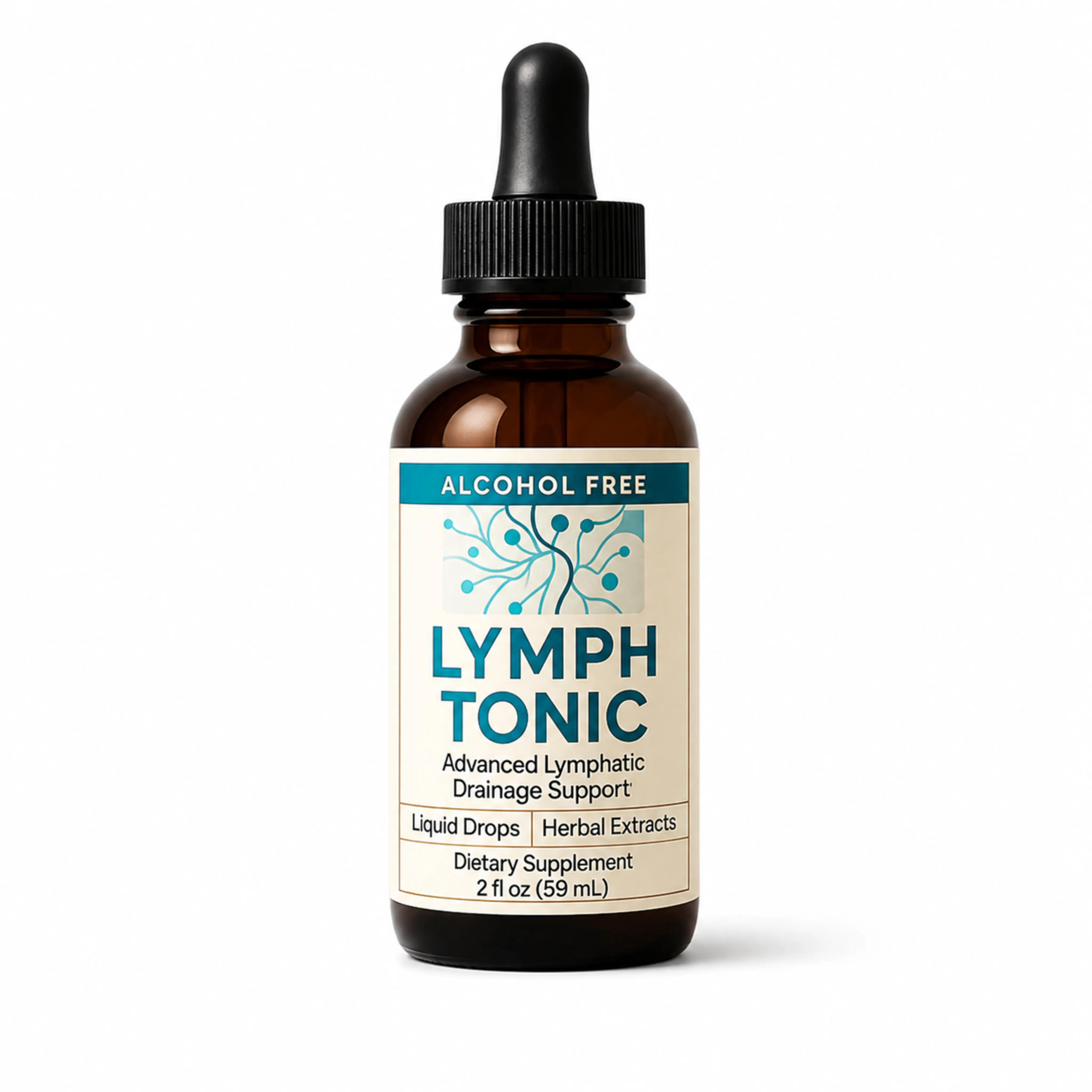 Lymph Tonic advanced lymphatic drainage support official bottle product image